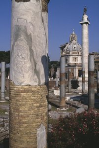 Vista della Colonna Traiana, 113 d.C.